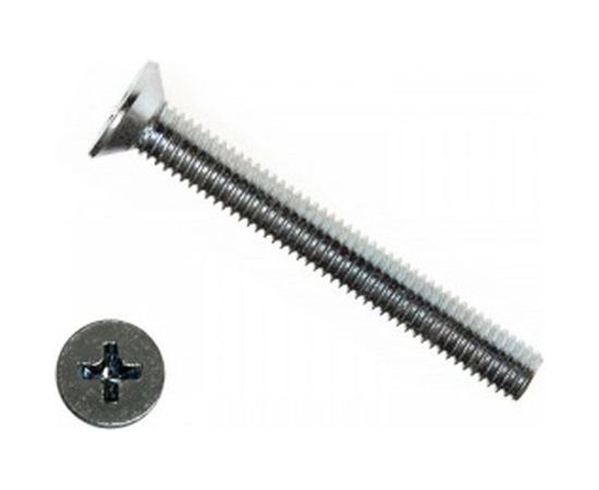 Потайной винт КРЕП-КОМП цинк DIN965 4х6 100шт вп46мф 