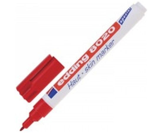 Маркер для кожи, медицинский, красный Edding E-8020#2 – изображение 2