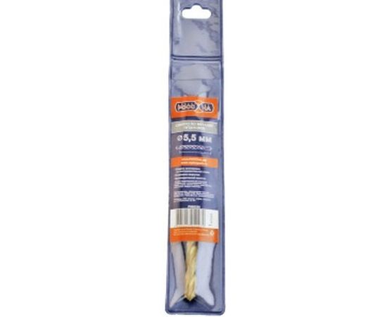 Сверло по металлу титановое 5.5 мм РОССНА Р860250 – изображение 2