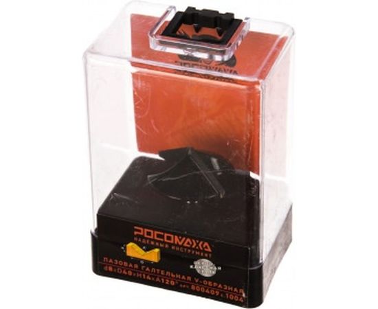 Фреза пазовая галтельная V-образная серия 1004 (40x14 мм; угол 120 град; хвостовик 8 мм) Росомаха 800409 – изображение 2