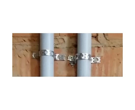 Монтажная перфорированная прямая лента FORTISFLEX ЛМП 12х0,55 25 м 55357 – изображение 2