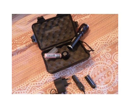 Ручной фонарь Следопыт Профи, 1L, zoom аккумулятор 220B+12B PF-PFL-L63 – изображение 3