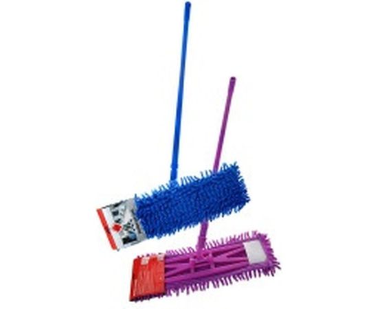 Швабра для пола с насадкой из микрофибры HomeQueen шенилл 68142 – изображение 4