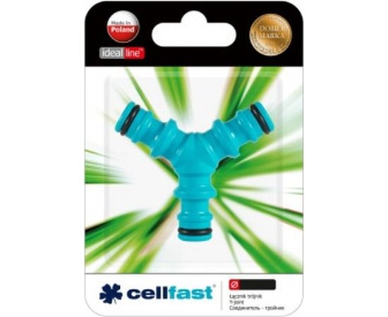 Тройник соединитель 1/2", упаковка - блистер Cellfast 50-205 