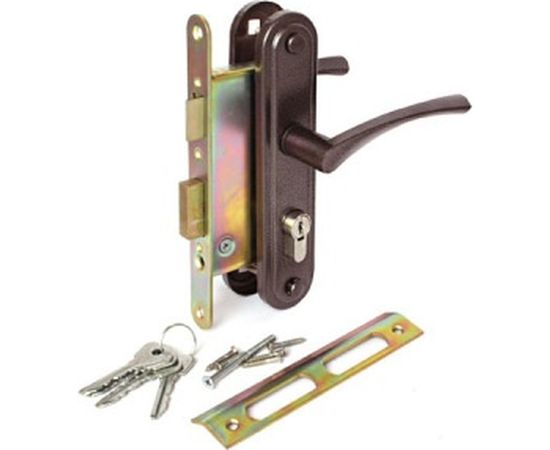 Врезной замок ЗЕНИТ ЗВ4-3.07 медь 16809 