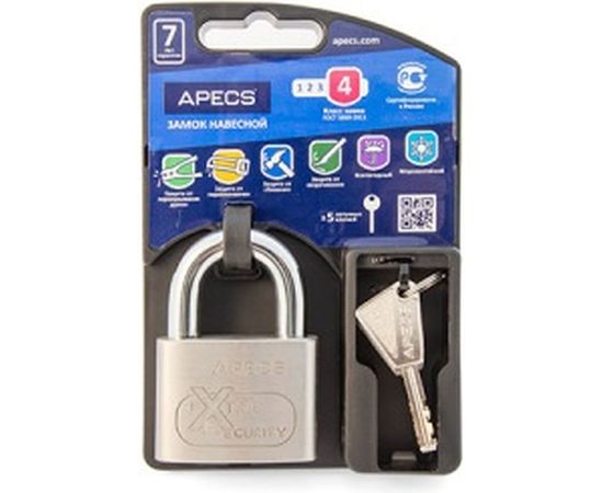Замок навесной Apecs Premier PDS-XS-60 26839 