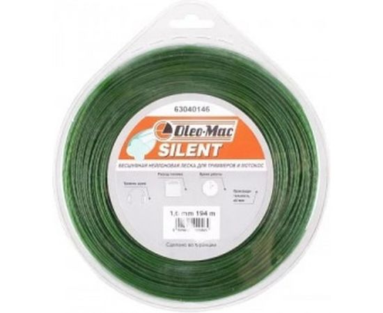 Леска 1.6мм 194м silent Oleo-Mac 6304-0146 