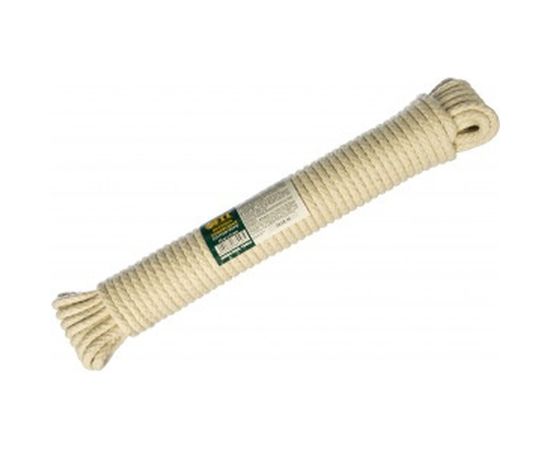 Хлопковая вязаная веревка 6ммх15м FIT РОС 68456 