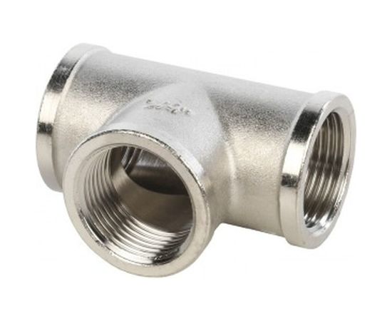 Никелированный тройник STOUT ВВ 3/4 RG008Q0QT0137H 