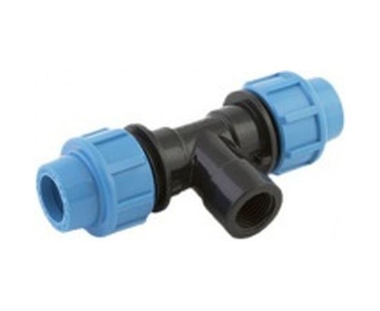 Тройник с внутренней трубной резьбой (20x20 мм; 1/2") Джилекс 9420 