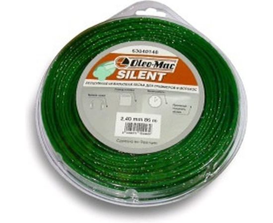 Леска 2.4мм 86м silent Oleo-Mac 6304-0148 