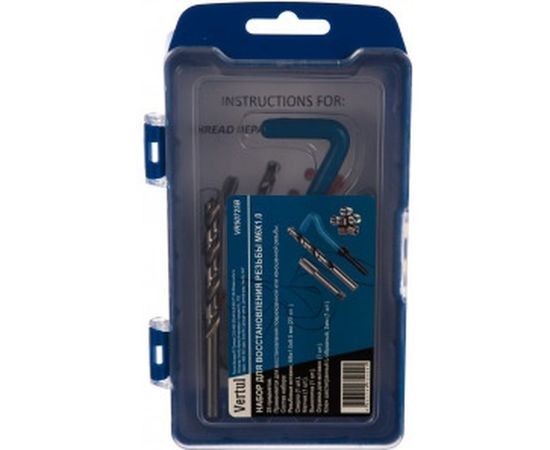 Набор для восстановления резьбы VERTUL M6 1.0 VR50725B 