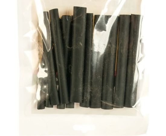 Набор термоусадочных трубок STEKKER N8 длина 10 см. коэф. усадки 3:1 черный HSTGS2 32769 – изображение 2