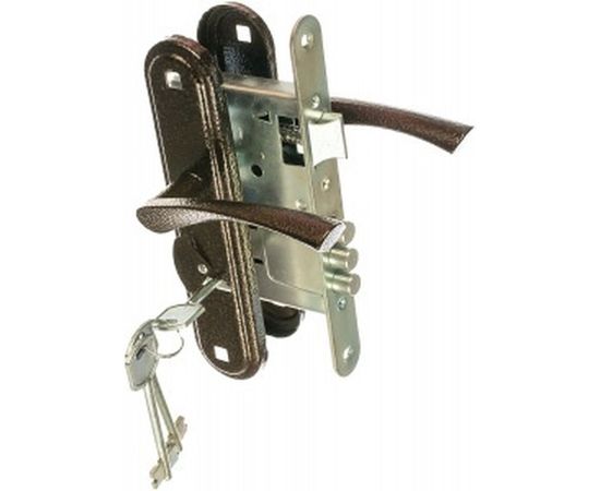 Врезной замок ЗЕНИТ ЗВ9-4-2 медь 15821 – изображение 2