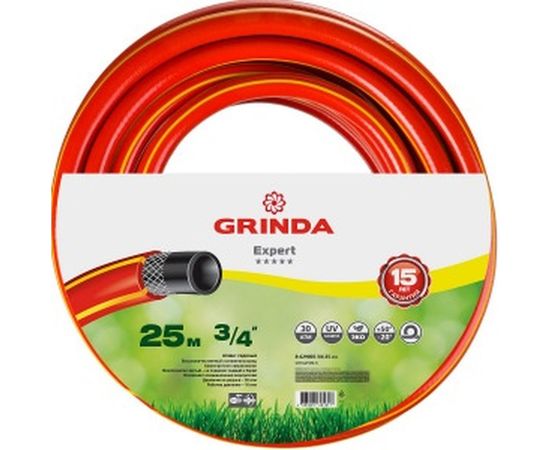 Поливочный армированный 3-х слойный шланг GRINDA EXPERT 30 атм, 3/4"х25м 8-429005-3/4-25_z02 – изображение 2