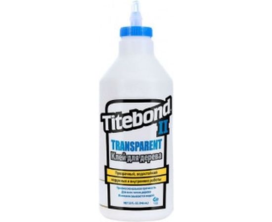 Столярный влагостойкий клей Titebond II прозрачный 1125 – изображение 2