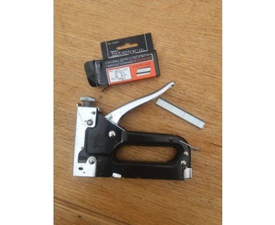 Cкоба каленая (1000 шт; 6x0.7 мм; Тип 53) для мебельного степлера Stelgrit 655001 – изображение 3