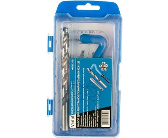 Набор для восстановления резьбы VERTUL M12 1.25 VR50725G – изображение 3