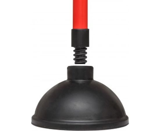 Вантуз для удаления засоров, чаша 14,9 см., пластиковая ручка 48 см КРОКОЧИСТ Классик 51270-1 – изображение 3