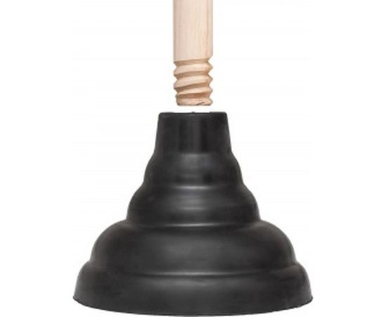 Вантуз для удаления засоров, чаша 14,6 см., деревянная ручка 53 см КРОКОЧИСТ Классик 51240-1 – изображение 7