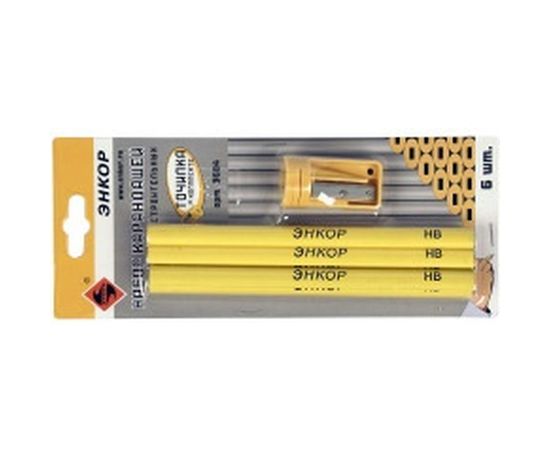 Набор карандашей + точилка Энкор 3684 