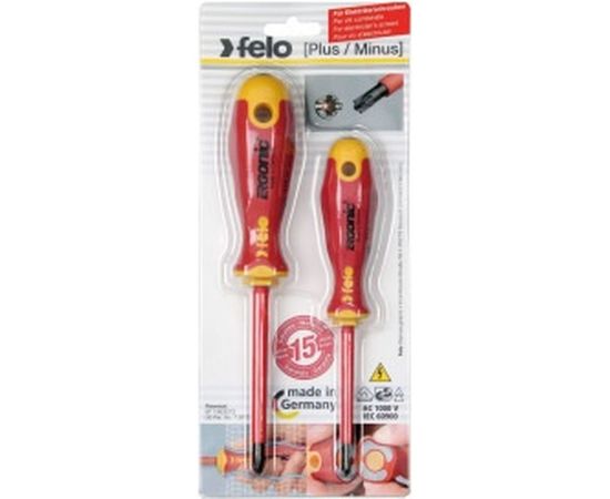 Набор крестовых диэлектрических отверток Felo Ergonic 2 шт 41792191 