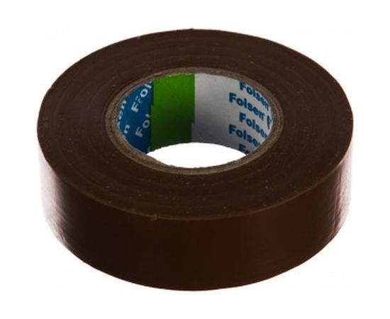 Изоляционная лента FOLSEN 19мм x 20м, коричневая 012508 