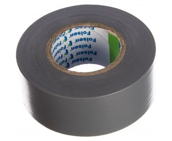 Изоляционная лента FOLSEN 25мм x 20м, серая 012606 