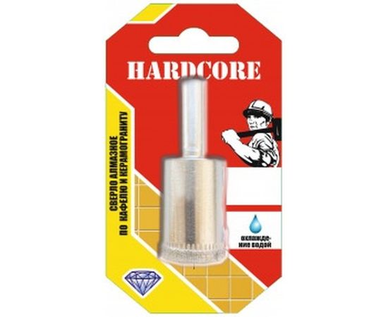 Сверло-коронка алмазное по кафелю и керамограниту 12 мм Hardcore 152012 