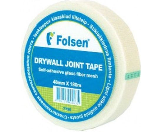Лента для регипсовых плит Folsen 48ммx45м 077554845 