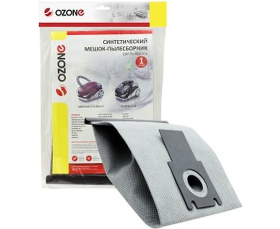 Мешок-пылесборник оригинальный синтетический OZONE multiplex (1 шт.) Thomas Twin MX-09 