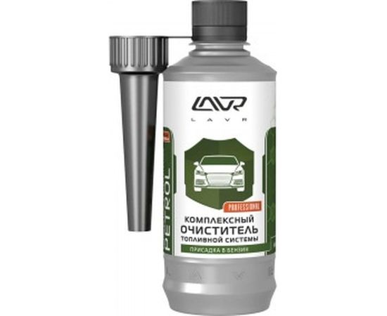 Комплексный очиститель топливной системы Lavr присадка в бензин на 40-60л 310мл Ln2123 