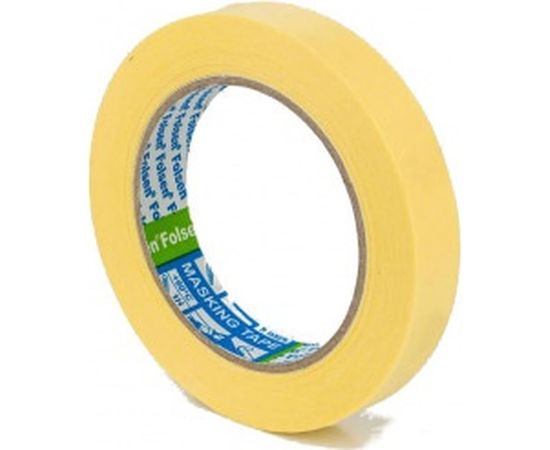 Малярная лента Folsen желтая 80oC 12мм x 50м 02212 