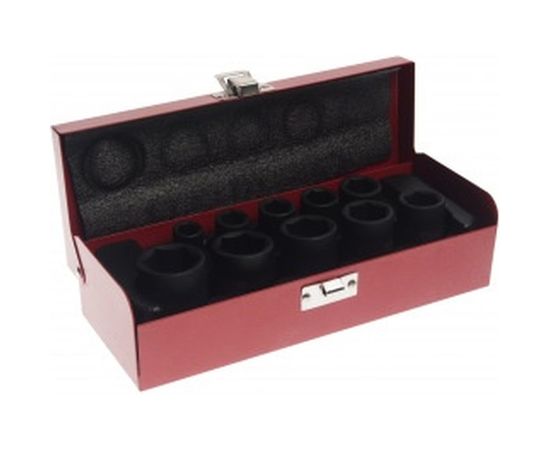 Набор головок 6-гранных ударных (10 пр, 1/2", 10-24 мм) Rockforce RF-4101-5MPB 