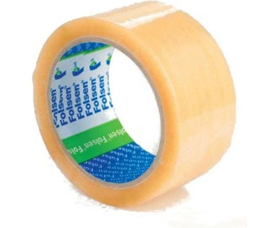 Упаковочная лента Folsen 48ммx66м прозрачная Hot-melt PP 45мк 0421748 