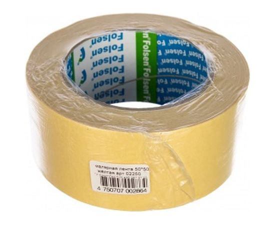 Малярная лента Folsen желтая 80oC 50мм x 50м 02250 