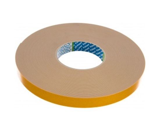 Двусторонняя лента FOLSEN 19мм х 25м x1мм, вспененный РЕ 030102519 – изображение 2