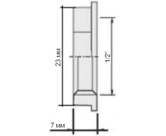 Контргайка 1/2" Valtec VTr.655.N.0004 76613 – изображение 2