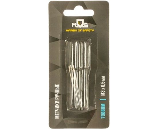 Ручные метчики, комплект 2 шт. М3 х 0.5 мм MOS 70880М – изображение 2