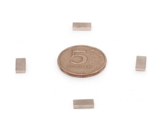 Неодимовый магнит - прямоугольник 10х5х2мм Forceberg 9-1272072-040 – изображение 3