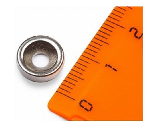 Неодимовый магнит диск 10х3 мм с зенковкой 3.5/7 Forceberg 9-1301005-010 – изображение 3