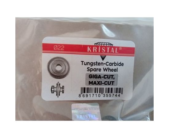 Режущий ролик 22 мм с подшипником для плиткорезов KRISTAL 35574 – изображение 4