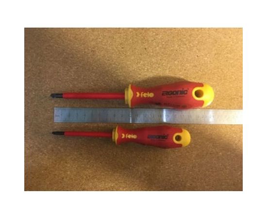 Набор крестовых диэлектрических отверток Felo Ergonic 2 шт 41792191 – изображение 5