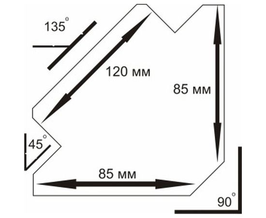 Уголок магнитный для сварки (усилие до 11 кг; для 3 углов) Forceberg 9-4014522 – изображение 6