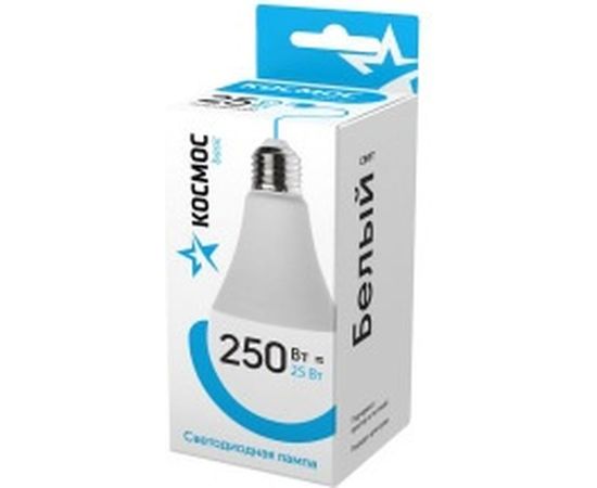 Светодиодная лампа КОСМОС LED BASIC A65 25Вт 220В E27 4500К LkecLED25wA65E2745 527740 