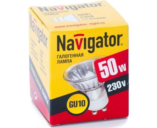 Галогенная лампа Navigator 94 208 JCDRC 50W GU10 230V 2000h 4607136942080 128308 