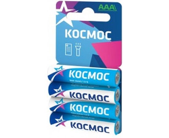 Элемент питания КОСМОС R03 4*BL KOCR034BL 
