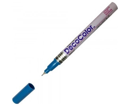 Лаковый маркер MARVY UCHIDA с тонким наконечником 0,8мм голубой LIGHT BLUE MAR140/10 