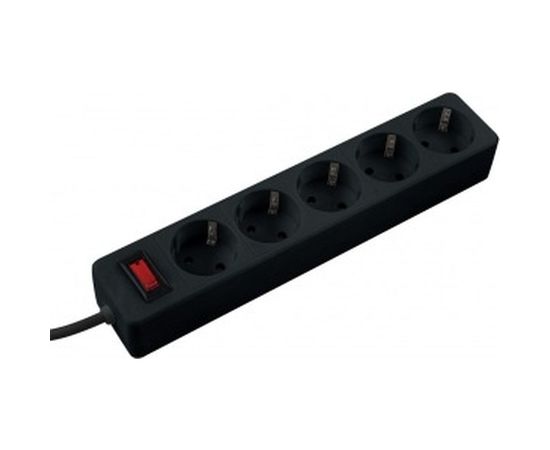 Удлинитель с сетевым фильтром КОСМОС 5х1.8м с заземл. 10А IP20 2.2кВт 3х0.75 FKsm1.8m-5gB 472209 