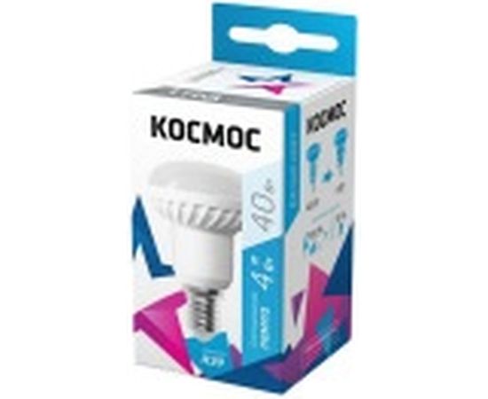 Лампа Космос LED рефлектор R39 4Вт Е14 230v 4500K Lksm_LED4wR39E1445 